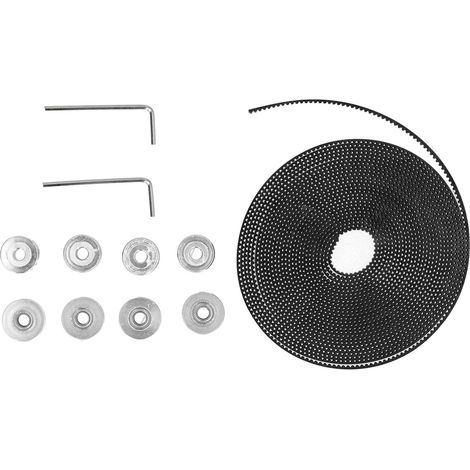Kit de courroie synchrone en alliage d'aluminium, poulie de distribution 20 dents, 5 mètres, pièces imprimées en 3D (1/5)