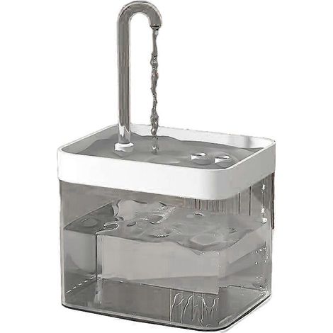 Automatischer Trinkbrunnen mit USB-Filter, leiser elektrischer Katzentränkeautomat, Umwälzfiltersystem, Wasserspender für Haustiere, C (1/5)