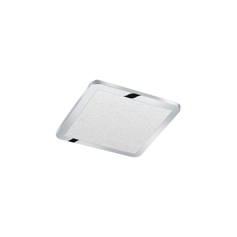 Plafoniera LED, plastica, cromo, 30x3x30 cm, Cesar (1/4)