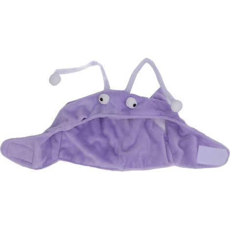 Tête de chat avec bâtonnet à attraper, abeille violette, jouet interactif, chapeau à attraper pour chat, pour cous de 24 à 30 cm (1/5)