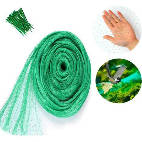 Filet de protection anti-oiseaux – 4 x 6 m – Élastique et résistant – Pour arbres, légumes, fleurs