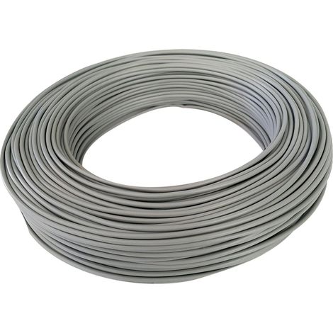 Cavo citofonico micro tek 2x0.5 da 50m grigio - cx00205000/b50