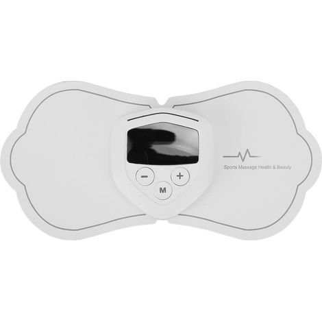 Lot de 6 électrodes Tens de rechange, patch massage électrique 15 niveaux, 6 modes, portable anti-fatigue, soulage le stress, coussinets adhésifs (1/5)