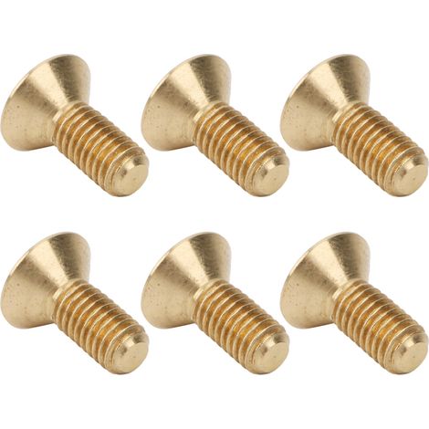 M3 pure copper countersunk hex socket screws (6mm head diameter, 2mm head thickness), sold in packs of 50 (M3 x 8). (1/5)