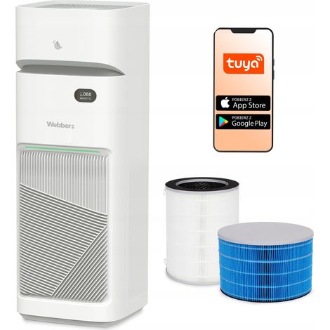 Purificatore d'aria Webber AP9650 WIFI HEPA 13 UV Ionizzatore Umidificatore (1/5)