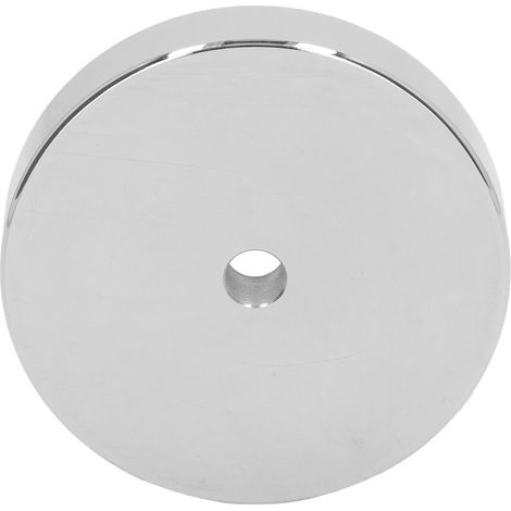 2 Neodym-Topfmagnete, Edelstahlhülse, vernickelt, eingebetteter Scheibenmagnet, 250 kg (1/5)