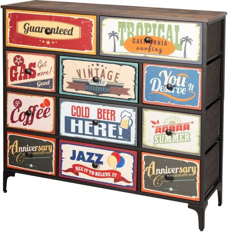 Cassettiera Max Home Vintage 103 x 98 x 30 cm (1/5)