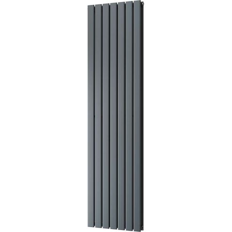Typhoon - Anthracite Vertical Radiator H1800mm x W476mm Double Panel