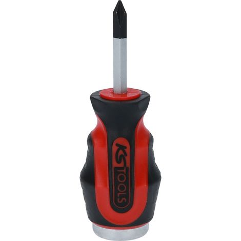 KS Tools 151.1201 ERGOTORQUEmax Schlagkappen-Schraubendreher, PH1, kurze Form