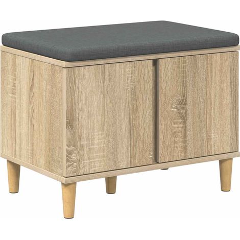 Maison Exclusive - Flurbank mit Kissen mit Speicher Sonoma-Eiche