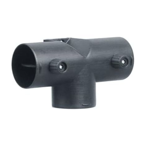 Raccord de gaine 60 mm en forme de T, Réchauffeur dair 3 voies accessoires de chauffage de stationnement diesel adaptateur de tuyau raccord de tuyau connecteur de conduit en plastique ABS (1/5)