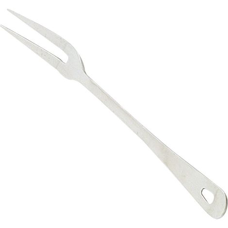 2-zinkige Gabel aus Edelstahl, 35cm lang (1/2)
