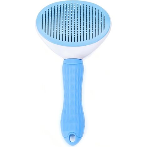 Brosse à aiguilles automatique pour chiens et chats, éliminateur de poils morts (1/4)