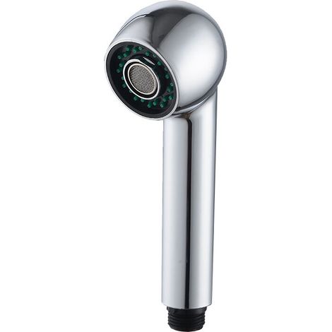 Douchette de rechange chromée pour robinet de cuisine, compatible avec mitigeur de cuisine. (1/5)