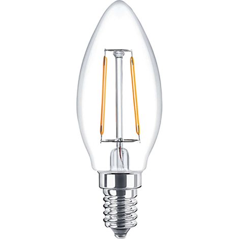 10PZ LAMPADA LED A FILAMENTO 'OLIVA'  CALDA 2700K  4W=35W E14 - 470 lm