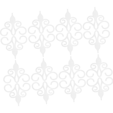 6ensembles Autocollants Muraux Décoratifs Acrylique Miroir Fleur De (1/5)