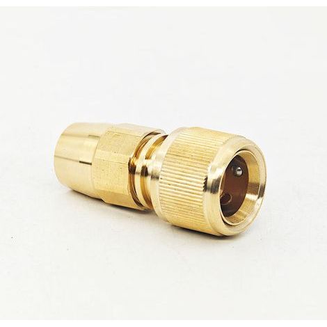 Raccord de tuyau d'arrosage en latex, tuyau télescopique en cuivre à 3 points, raccord d'alimentation en eau pour tétine de biberon, pistolet de lavage auto, raccord rapide pour tuyau d'arrosage (1/4)