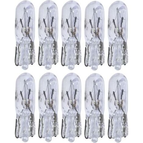 Packung mit 10 T5 12V 1,2W Glühlampen für das Armaturenbrett (1/3)