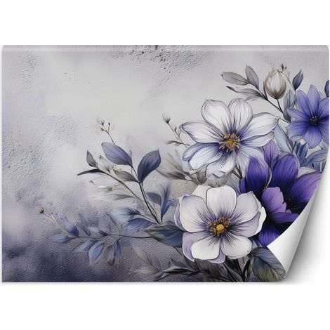 Fototapete Blumen Natur Lila 100x70 cm (1/5)
