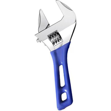 Verstellbarer 6-Zoll-Schraubenschlüssel mit kurzem Griff – tragbar, ergonomisch, präzise, Schraubenschlüssel mit kurzem Griff und breiter Öffnung Geeignet für Heimwerkstätten, Sanitärreparaturen, B
