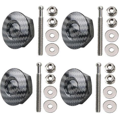 4-teiliges Schnellverschluss-Clip-Set für den Motorhaubenentriegelungsknopf (30 mm) – Stoßstangenbefestigung – Motorhaubenverriegelung – Verriegelung (1/5)