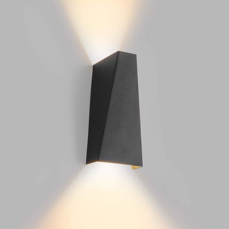 Applique Murale LED - 22 cm - Aluminium et Acrylique - Lumière Chaude 3000 K - Pour Chambre Salon Couloir Intérieur - 1 Pièce (1/5)