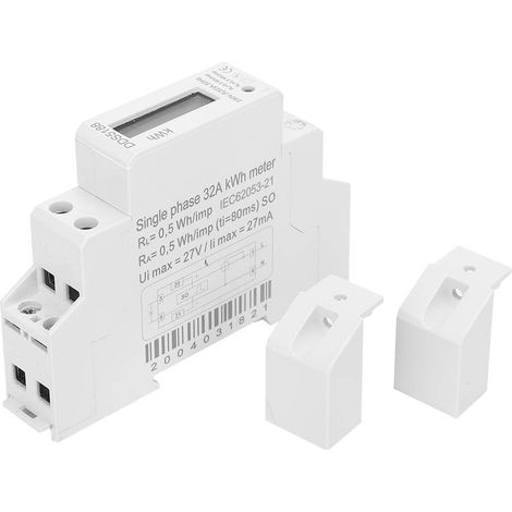 Compteur d'énergie intelligent DDS5188, monophasé, écran LCD miniature, 230 V (1/5)