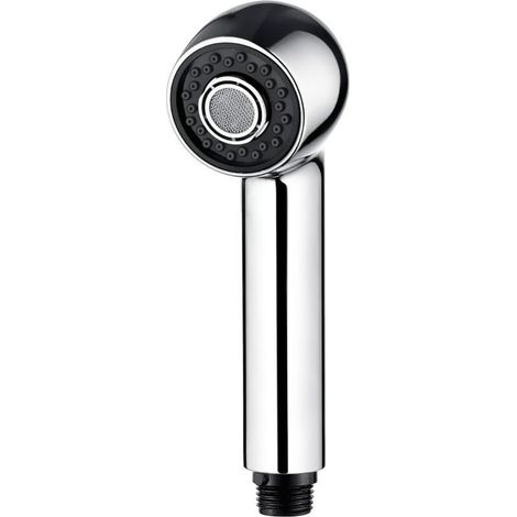 Douchette Evier 2 Jets (Jet et Douche) Robinet Cuisine Douchette Économie D'eau, Connexion 1/2 Universelle, Remplacement, pour Mitigeur, Chromé (1/5)