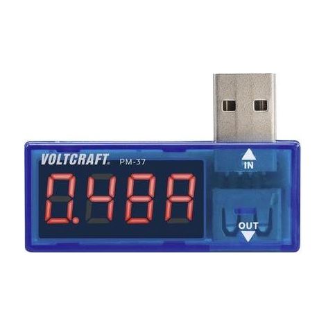 MULTIMETRO PER PORTA USB DIGITALE VOLTCRAFT PM-37 CAT I DISPLAY COUNTS 999