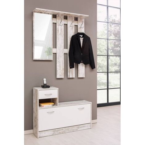 MOBILE INGRESSO MOD.RUDOLF BIANCO CM.100X180