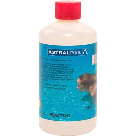 Recambio Reactivos Phenol 230 cm3 para Piscina Reemplazo Reactivos Pooltester Test Rápido piscina