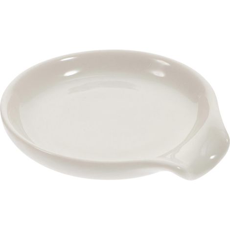 Repose-cuillères à riz, support de rangement pour cuillères, étagère en céramique, plateau de table-10X9X1.8CM-White (1/4)