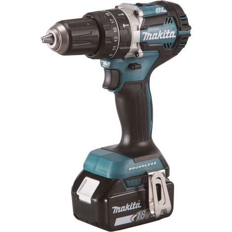 Makita Herramientas - Taladro atornillador AKU de 18 V de impacto, 2x batería 3,0 Ah XR, cargador DHP484RFJ