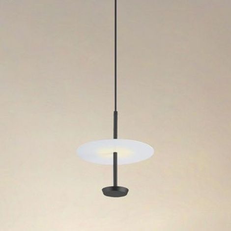 Droit Résumé 4000k Led 12w Disco Paralum Piatto Nero Rotondo 33115