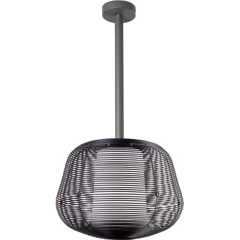 NARA M Sospensione fissa nero 1xE27