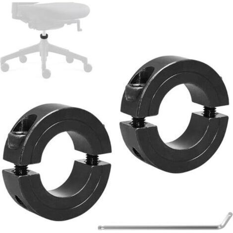 2 Pack Stopper for Fixing a Sinking Office Chair 28mm Fix Sinking - Office Chair Clamps to Stop Sinking - Steel Tilt Control Tool for All Chairs (1/5)