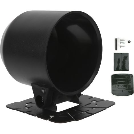 Support de compteur de vitesse robuste, support universel noir pour compteur unique, compatible avec voitures, camions et motos.