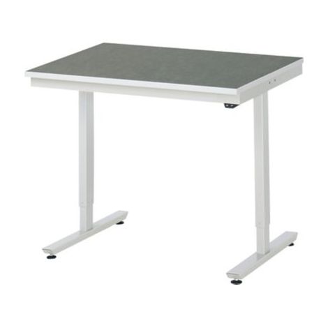 RAU Arbeitstisch adlatus 150 elektrisch höhenverstellbar Linoleum-/Universal-Platte 1000 mm x 800 mm (1/3)
