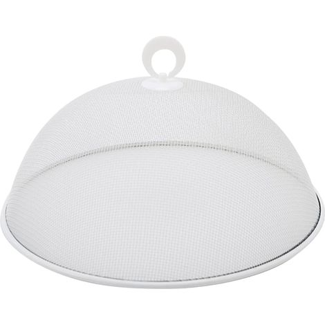 1 Cloche De Protection Alimentaire En Métal, Diamètre 28 Cm, Maille Fine, Poignée Ergonomique, Pour Intérieur Et Extérieur