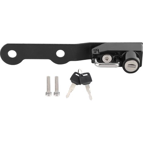 Eosnow Motorrad Diebstahlsicheres Helmschloss aus Aluminium und Edelstahl, passend für Yamaha MT10 16–19/FZ10 16–17