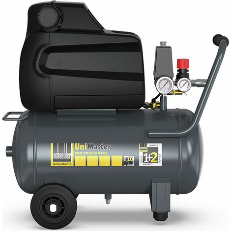 Compresor schneider un210-10-25 wxof sin aceite ruedas grandes (1/3)
