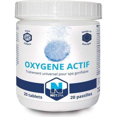 Traitement à l'oxygène actif NetSpa - 20 pastilles de 20g