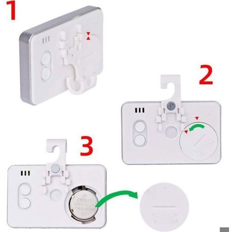Thermometre Numerique -20 °C a 60 °C - Ecran LCD Grand Chiffre - Pour Refrigerateur Congelateur Cave A Vin - 3 Unites (1/4)