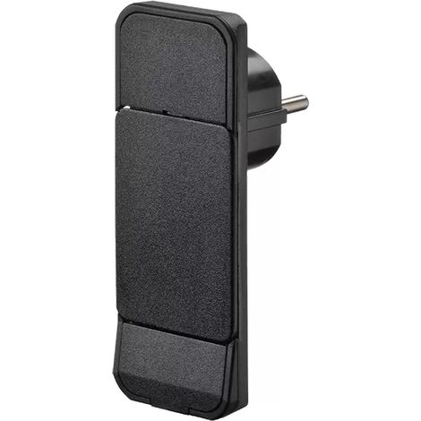 Bachmann Flachstecker 16A 250V Kst 933.008 IP20 schwarz abgew (1/2)