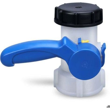 Vanne Cuve 1000L Plastique, Adaptateur IBC 62mm Adaptateur Universel pour Cuve 1000 litres (1/4)