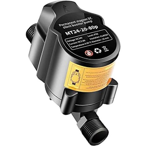 Pompe de surpression d'eau automatique LOVIVER, contrôleur domestique 24 V CC, compatible avec douche (1/5)