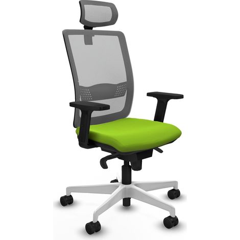 Chaise de bureau piqueras y crespo Haches noir bois mousse (1/2)