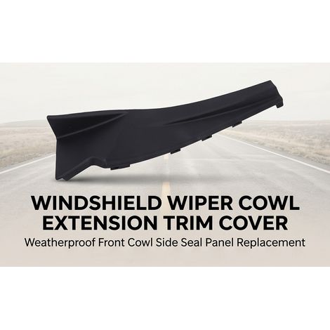 Cache extension baie pare-brise joint latéral avant résistant intempéries pour Infiniti QX60 2016-2020, côté droit réf. 66984-9NB0A (1/5)