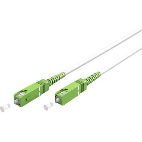 Goobay 59594 Cable de fibra óptica e InfiniBand 1 m SC FTTH Blanco