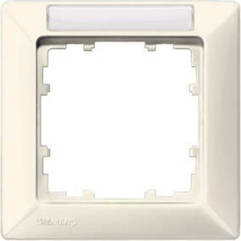 Siemens Interruttore 1 parte Telaio di copertura Delta Bianco 5TG25811 1 pz.